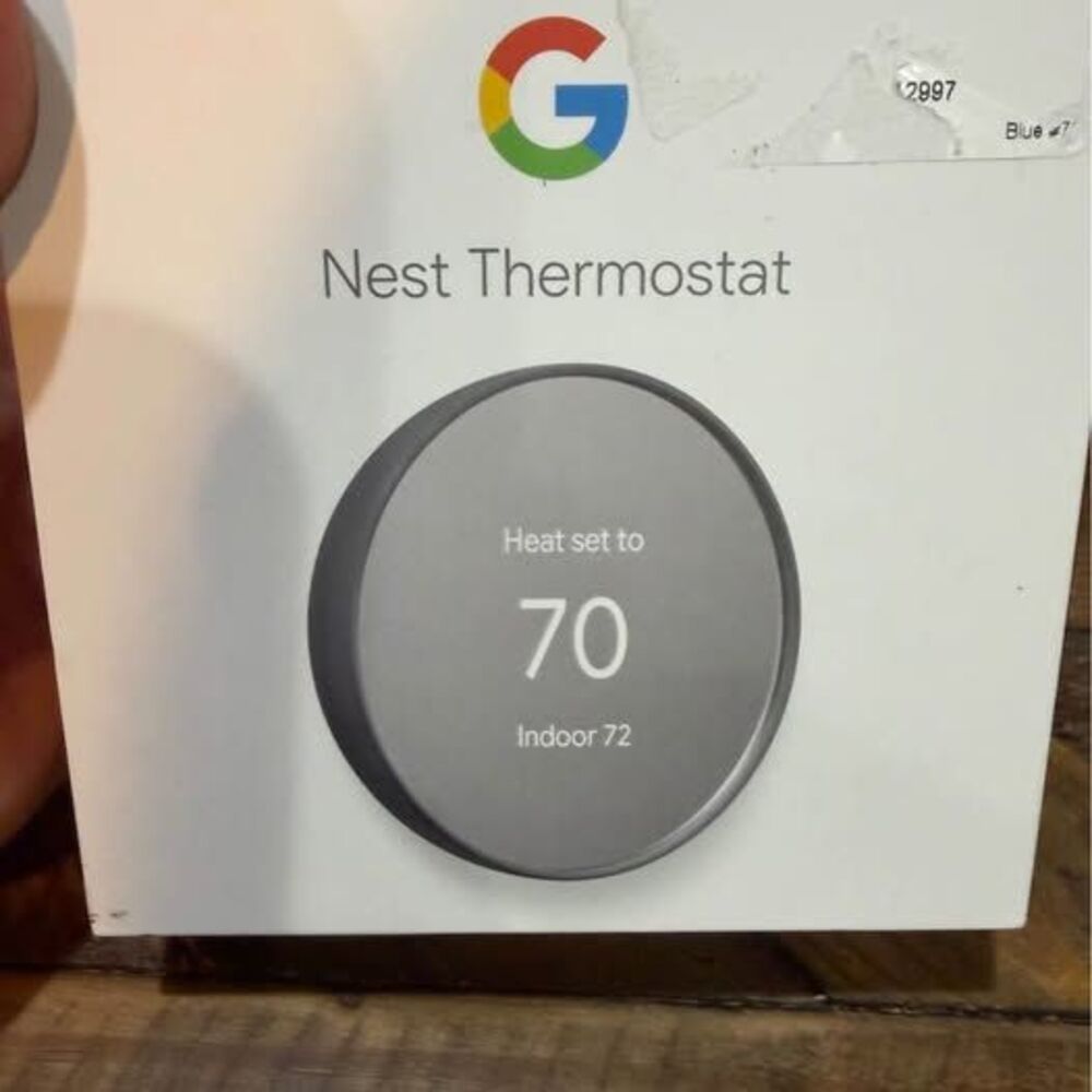 Google Nest Thermostat 2022 Open Box Complete Kit